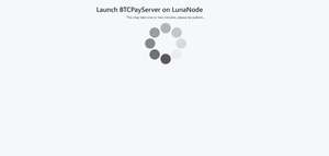 Lancer la VM BTCPayServer sur LunaNode