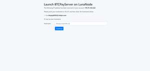 Enter Hostname on LunaNode