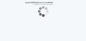 Launch VM BTCPayServer on LunaNode
