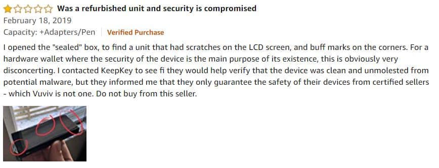 KeepKey Amazon Reviews