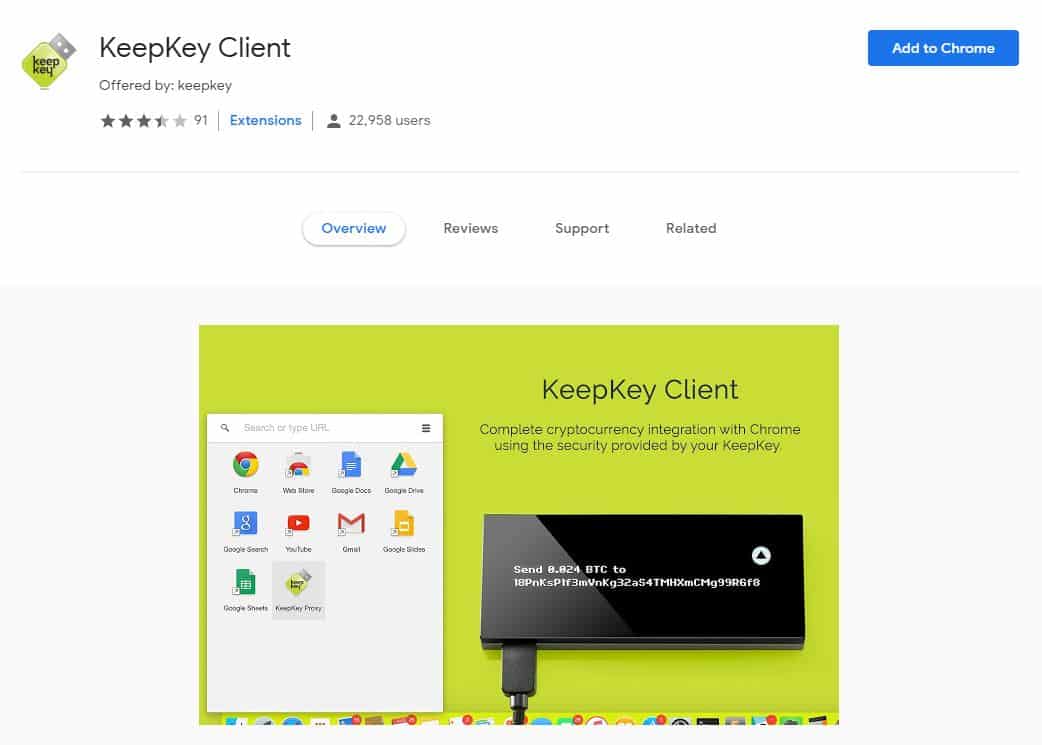 Client KeepKey
