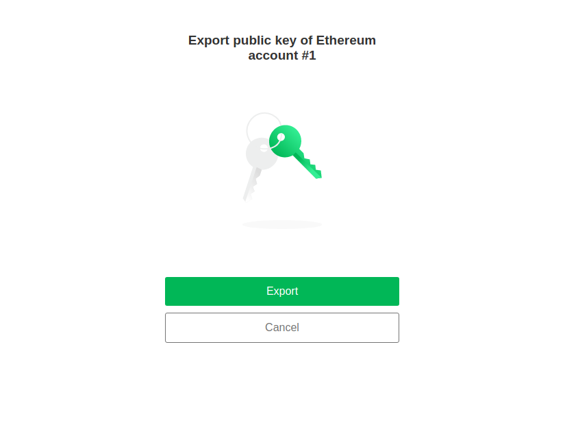 Trezor MEW Export